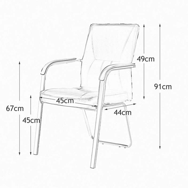 Chaise visiteur de Direction - Noire Chaise visiteur de Direction - Noire