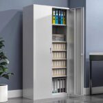 Armoire Rangement Métallique - Gris