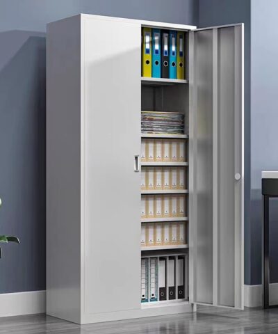 Armoire Rangement Métallique - Gris