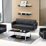 Salon 5 places - similicuir noir - Premium Salon 5 places - similicuir noir - Premium Dakar