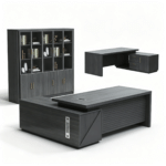 Bureau de direction - Gris anthracite 1m60 Bureau de direction - Gris anthracite 1m60 Dakar